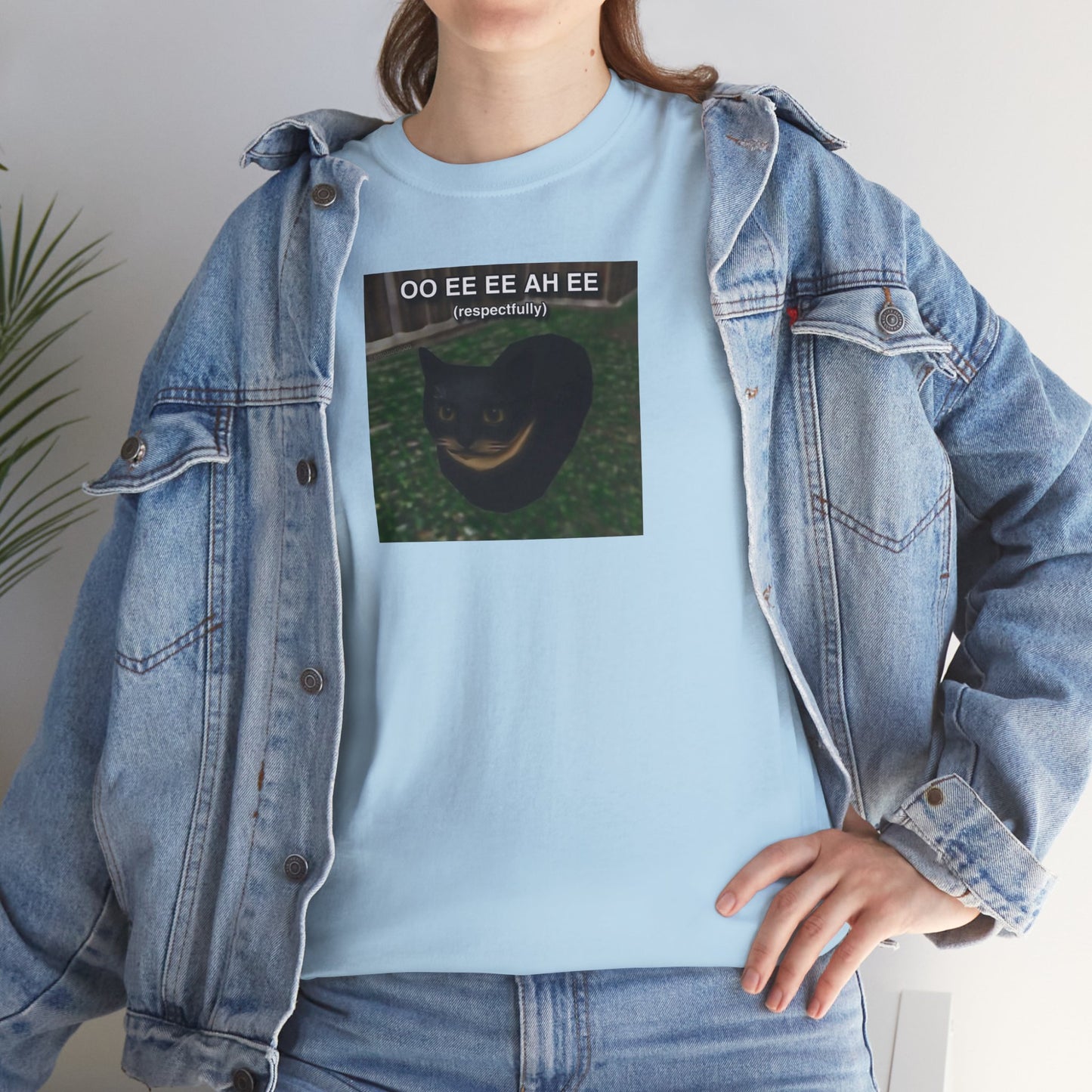 OO EE EE AH EE (respectfully) Cat Tee