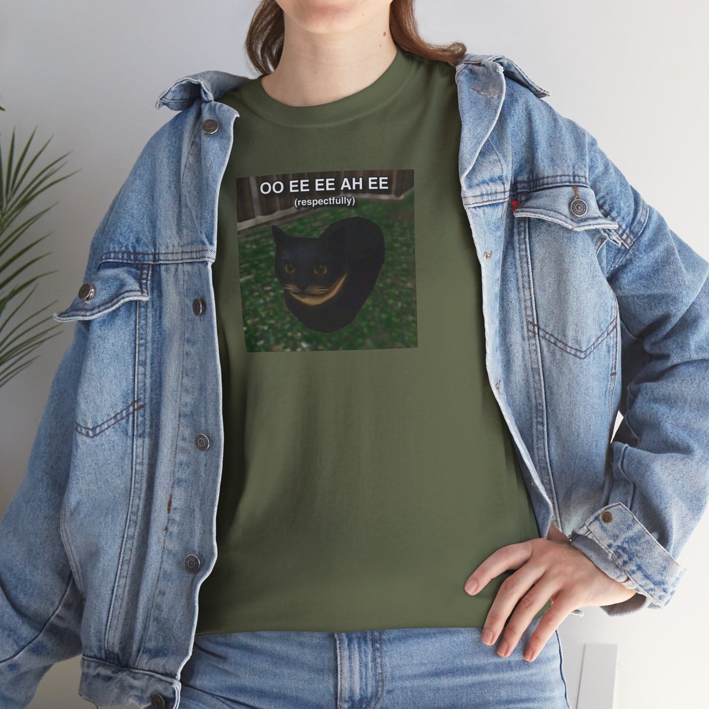 OO EE EE AH EE (respectfully) Cat Tee