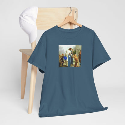 Jesus Blesses Disciples with Galaxy Gas Tee