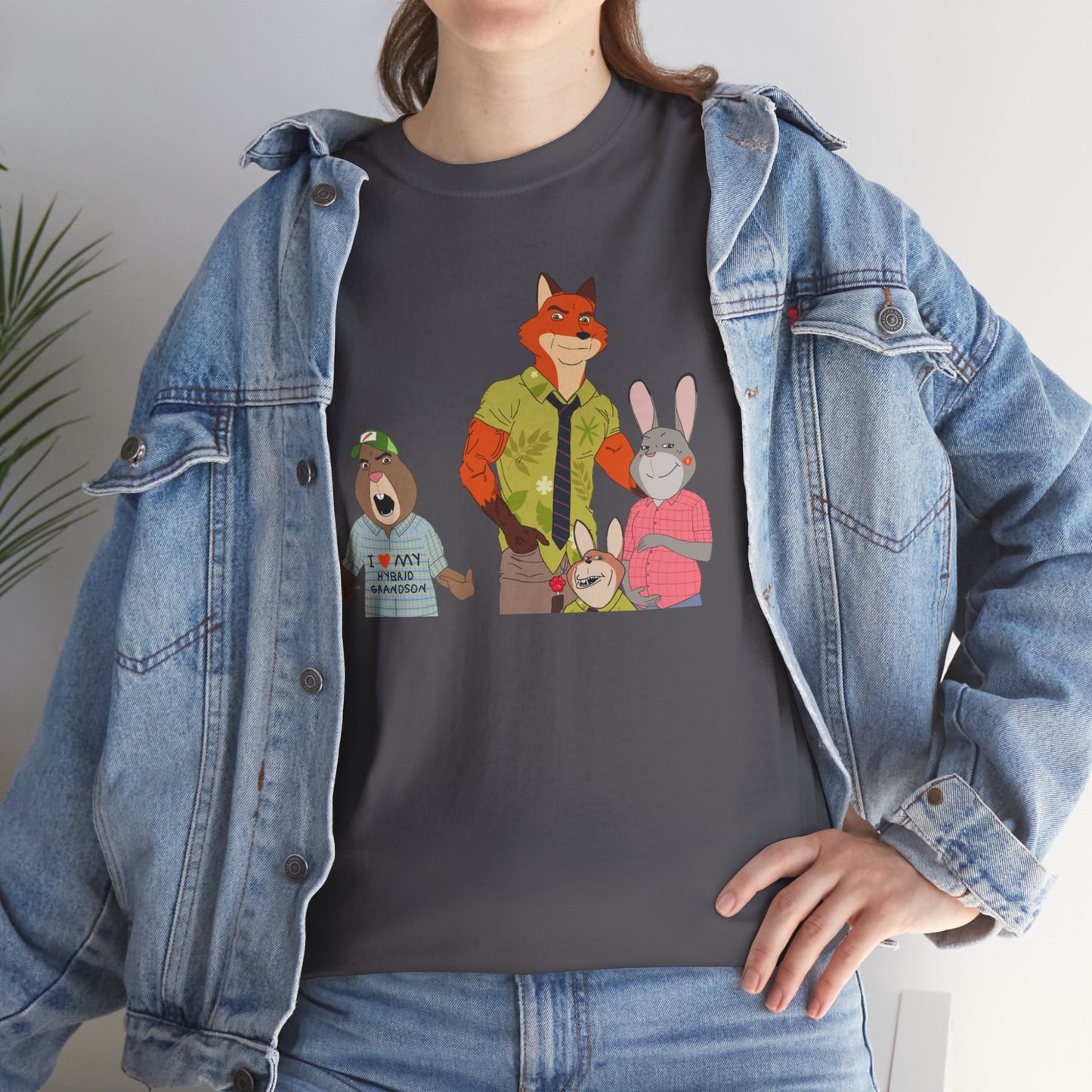 I Heart My Hybrid Grandson Zootopia Tee