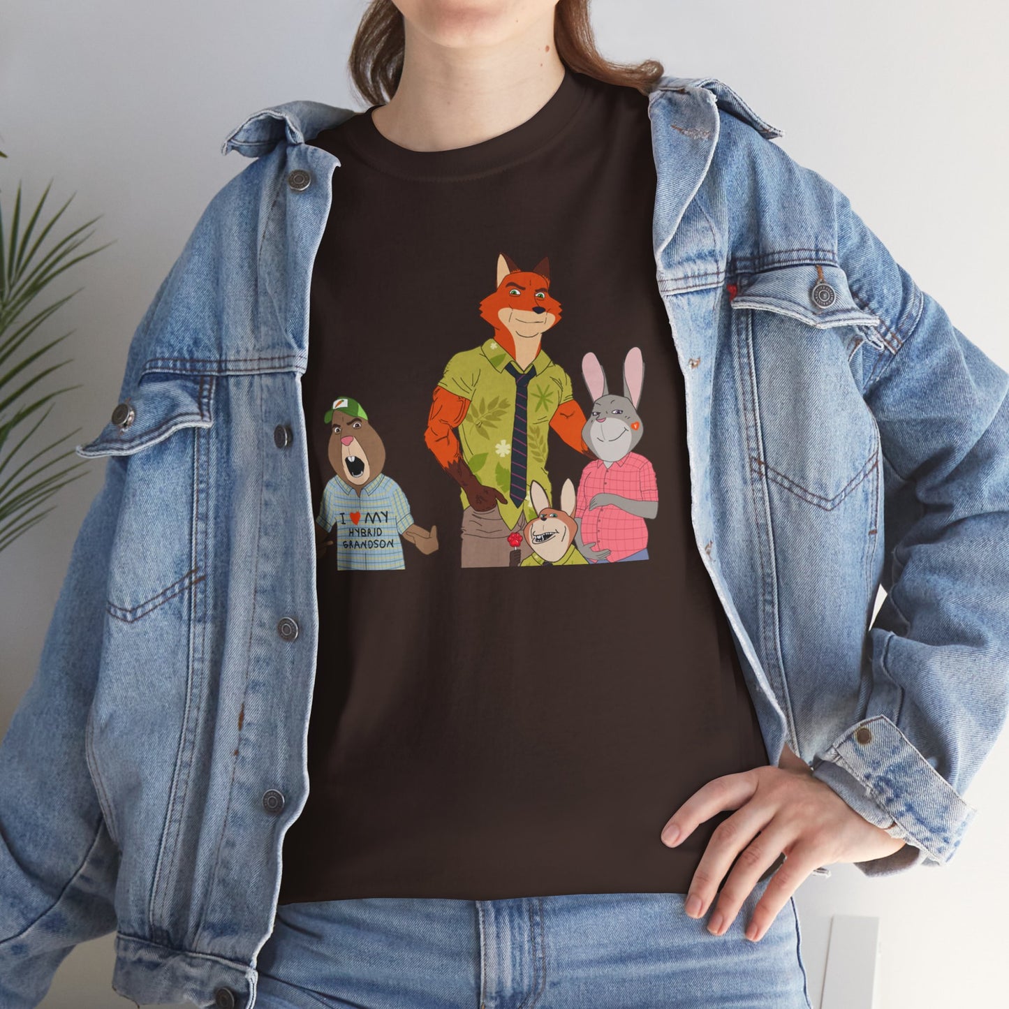 I Heart My Hybrid Grandson Zootopia Tee