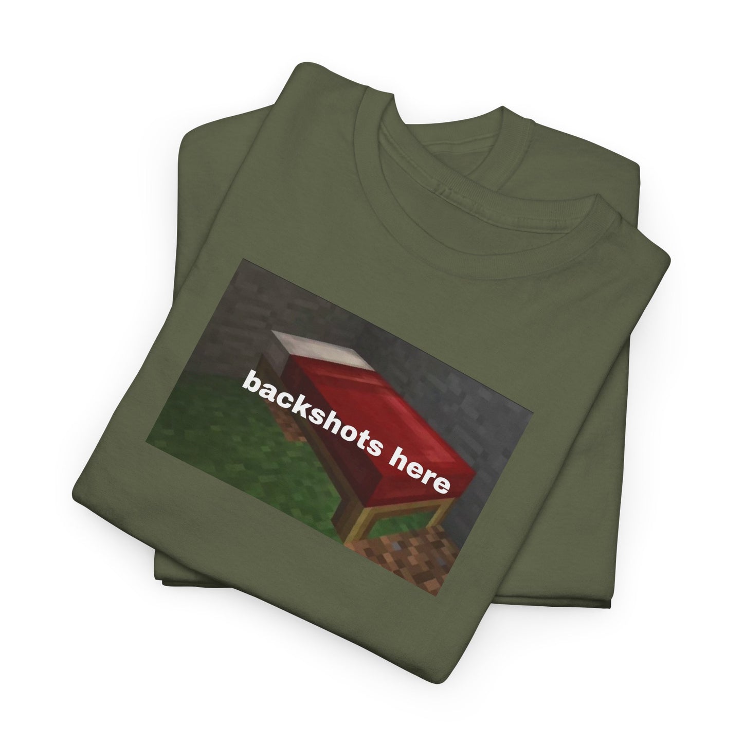 Minecraft Backshots Tee