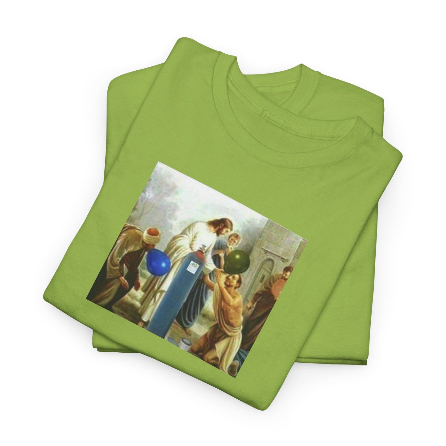 Jesus Blesses Disciples with Galaxy Gas Tee