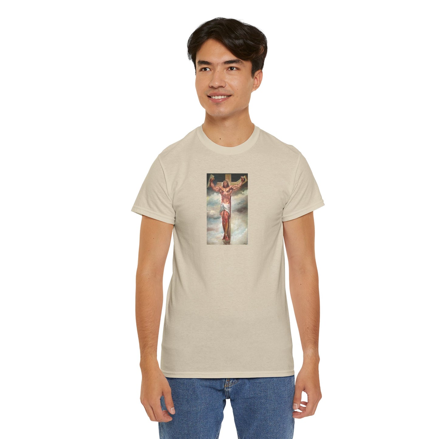 Jesus Breaking Off Cross Tee