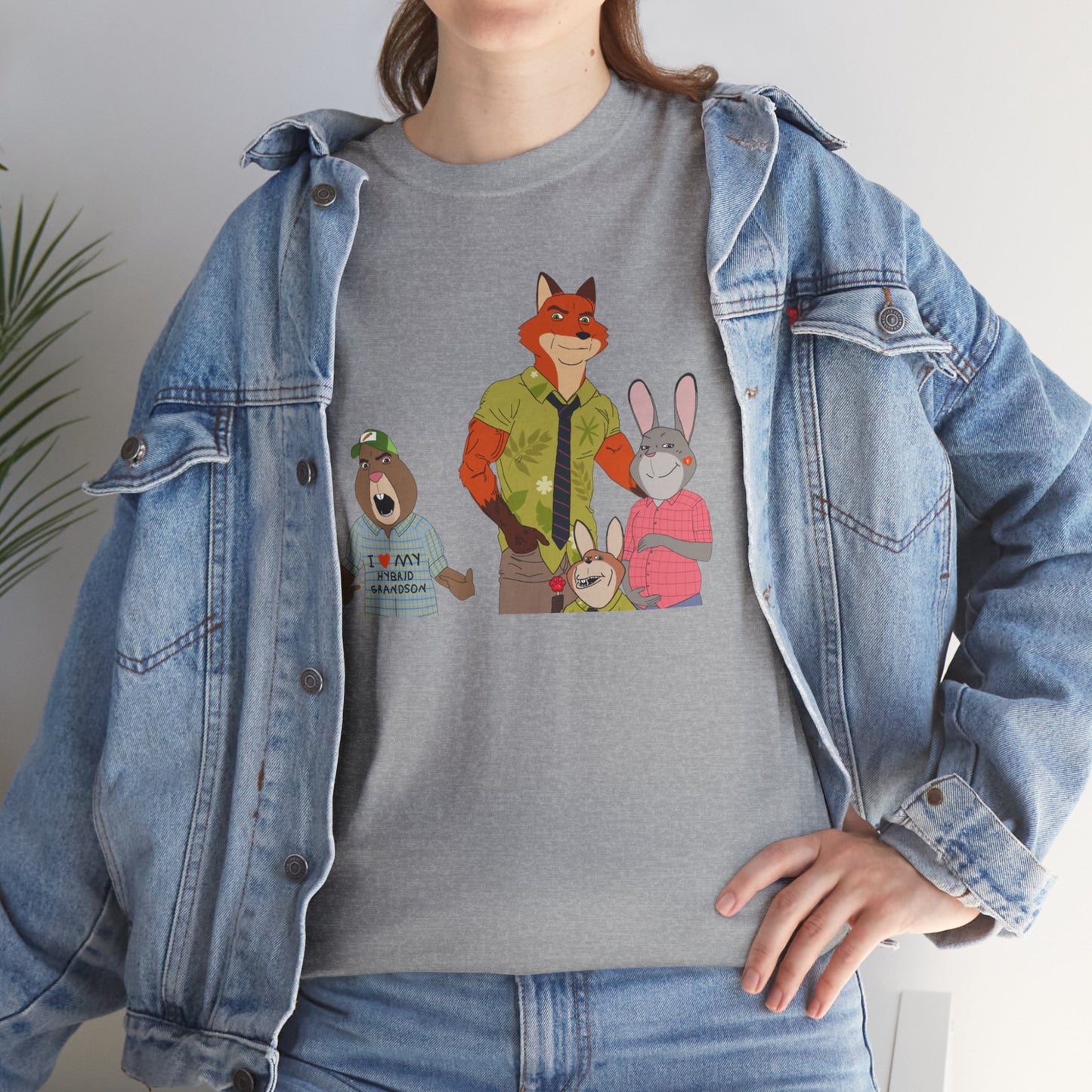 I Heart My Hybrid Grandson Zootopia Tee