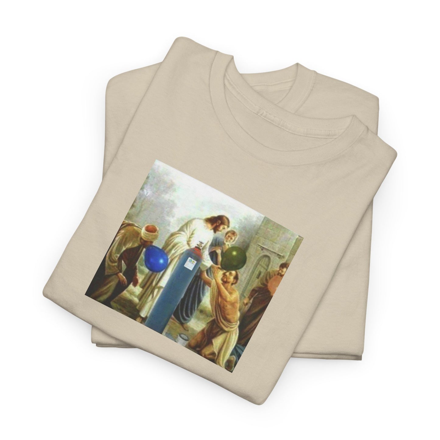 Jesus Blesses Disciples with Galaxy Gas Tee