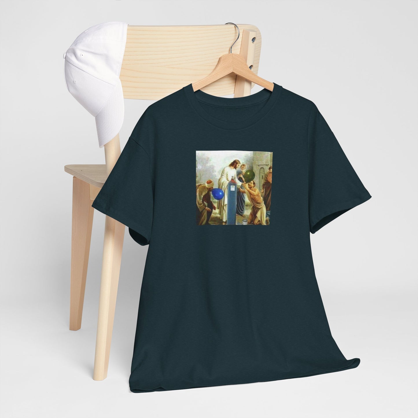 Jesus Blesses Disciples with Galaxy Gas Tee