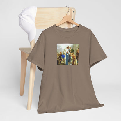 Jesus Blesses Disciples with Galaxy Gas Tee