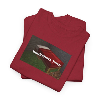 Minecraft Backshots Tee