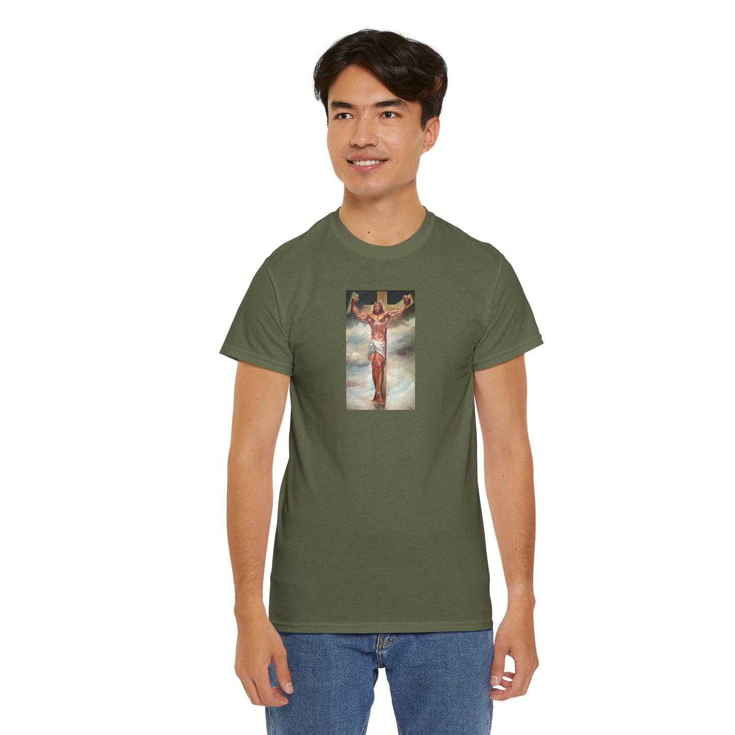 Jesus Breaking Off Cross Tee