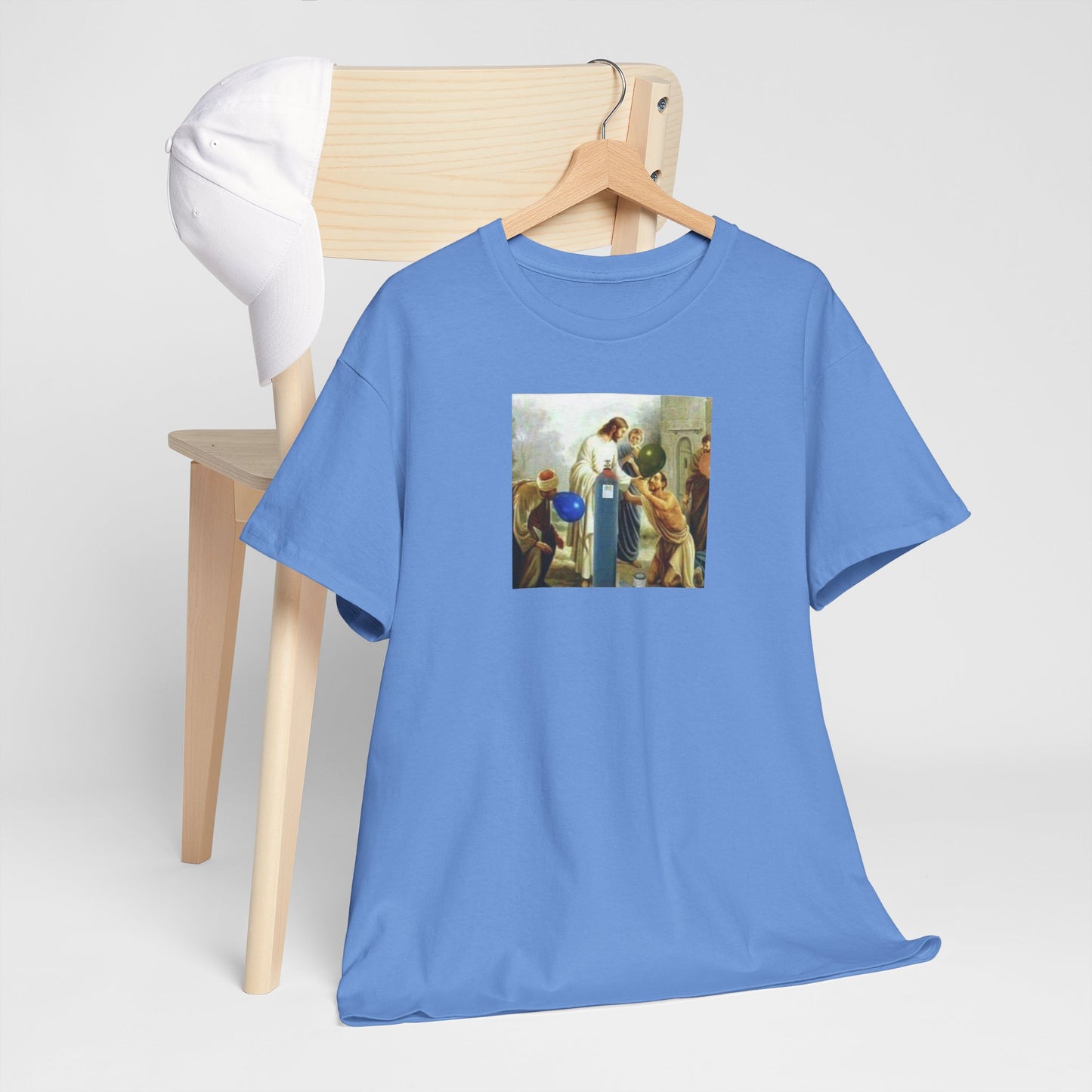 Jesus Blesses Disciples with Galaxy Gas Tee