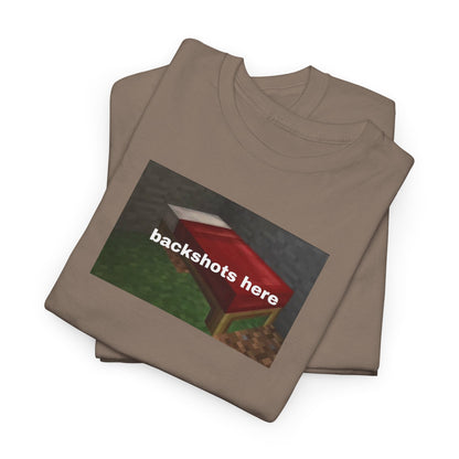 Minecraft Backshots Tee