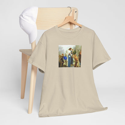 Jesus Blesses Disciples with Galaxy Gas Tee