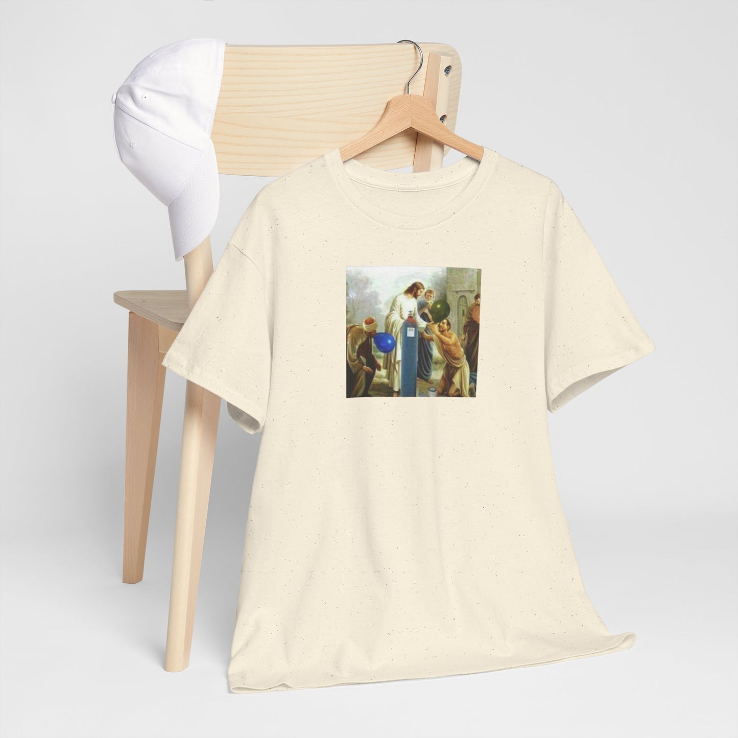 Jesus Blesses Disciples with Galaxy Gas Tee